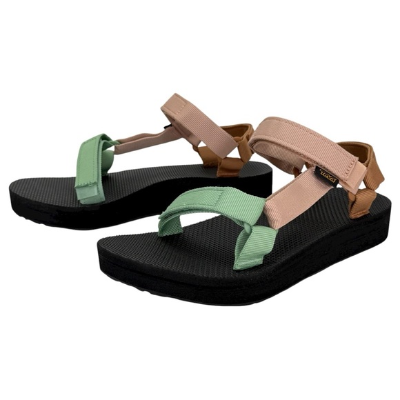 Teva Midform Universal Green/Mauve CYM Womens Sandals Size 10M - Picture 9 of 14